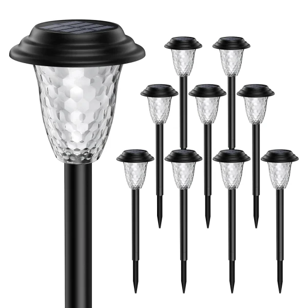 10Pack Solar Pathway Lights