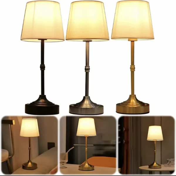 CordlessTable lamp-5200mAH Rechargeable with Height Adjustable